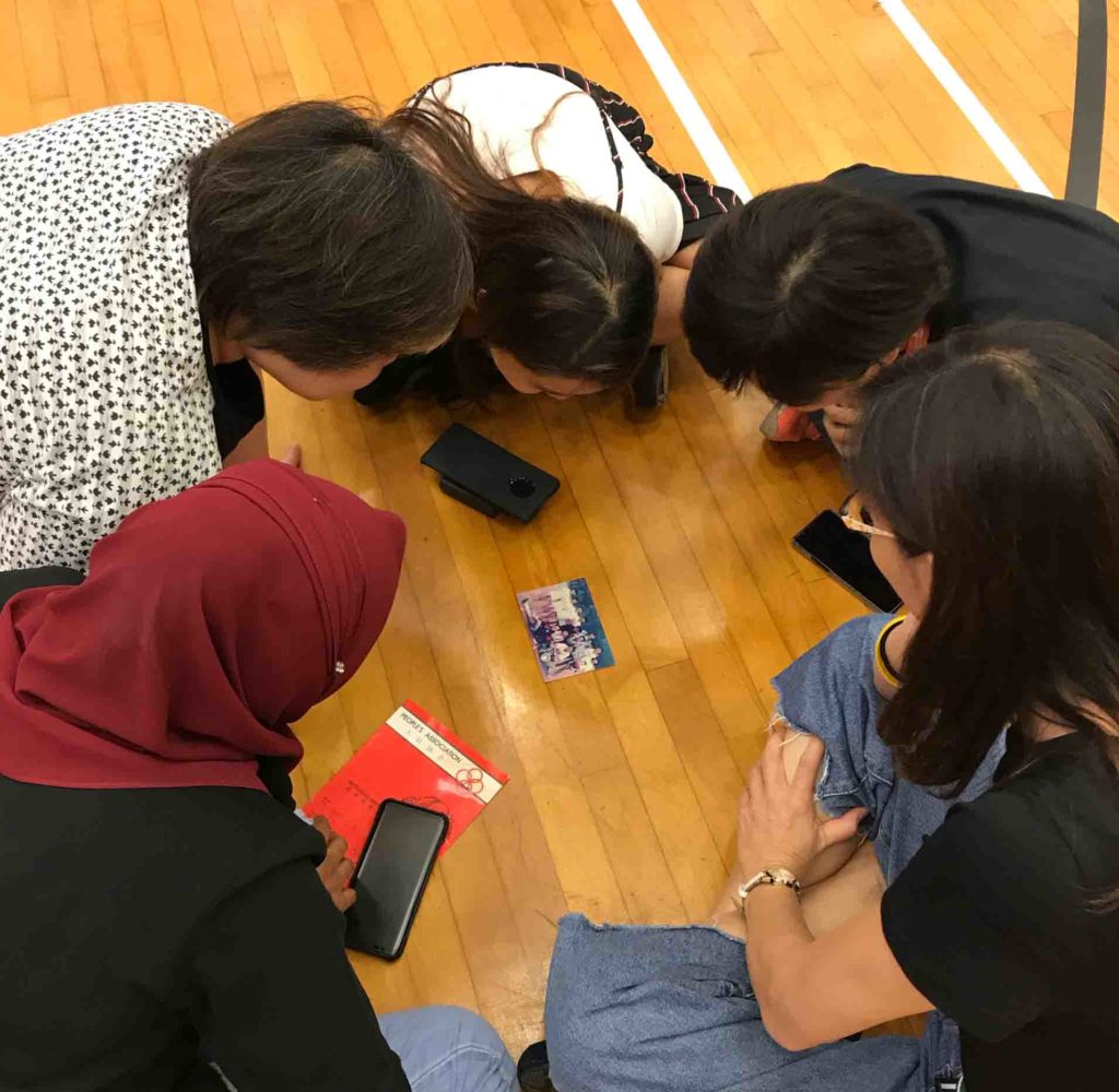 sharing during ice breaker segment