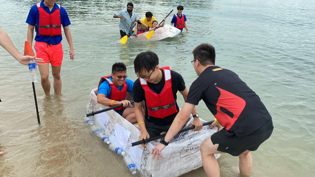 boat race at Sentosa