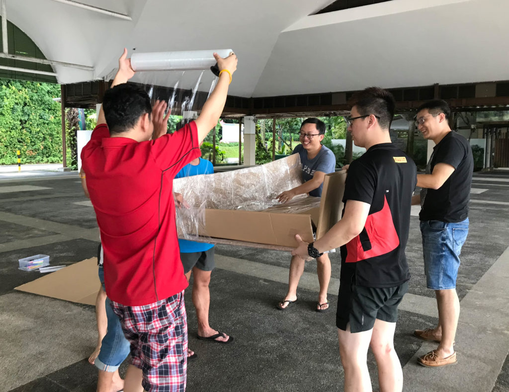 building a boat using cardboard